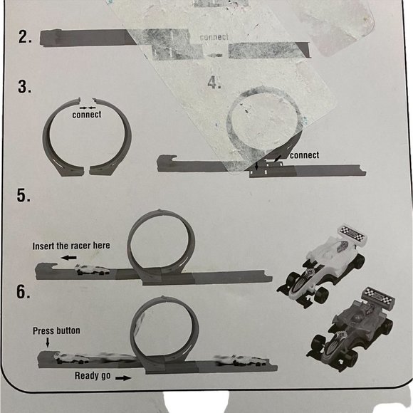 New Package Ankyo Development Ltd 2 Car Launcher Racer Loop with Track Toy - Picture 4 of 5